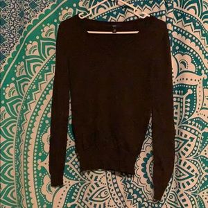 Brown cotton sweater